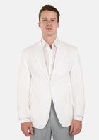 Astor White Linen Jacket - SARTORO422