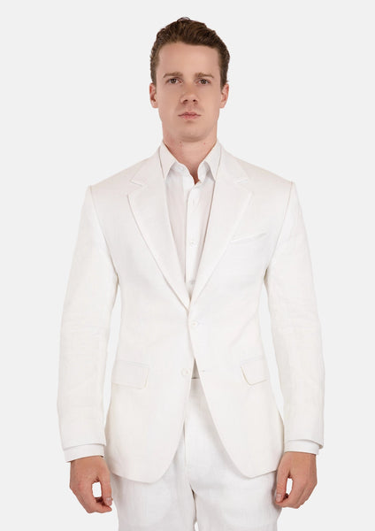 Astor White Linen Suit - SARTORO