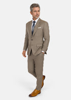 Astoria Brown Flannel Astor Suit - SARTORO988