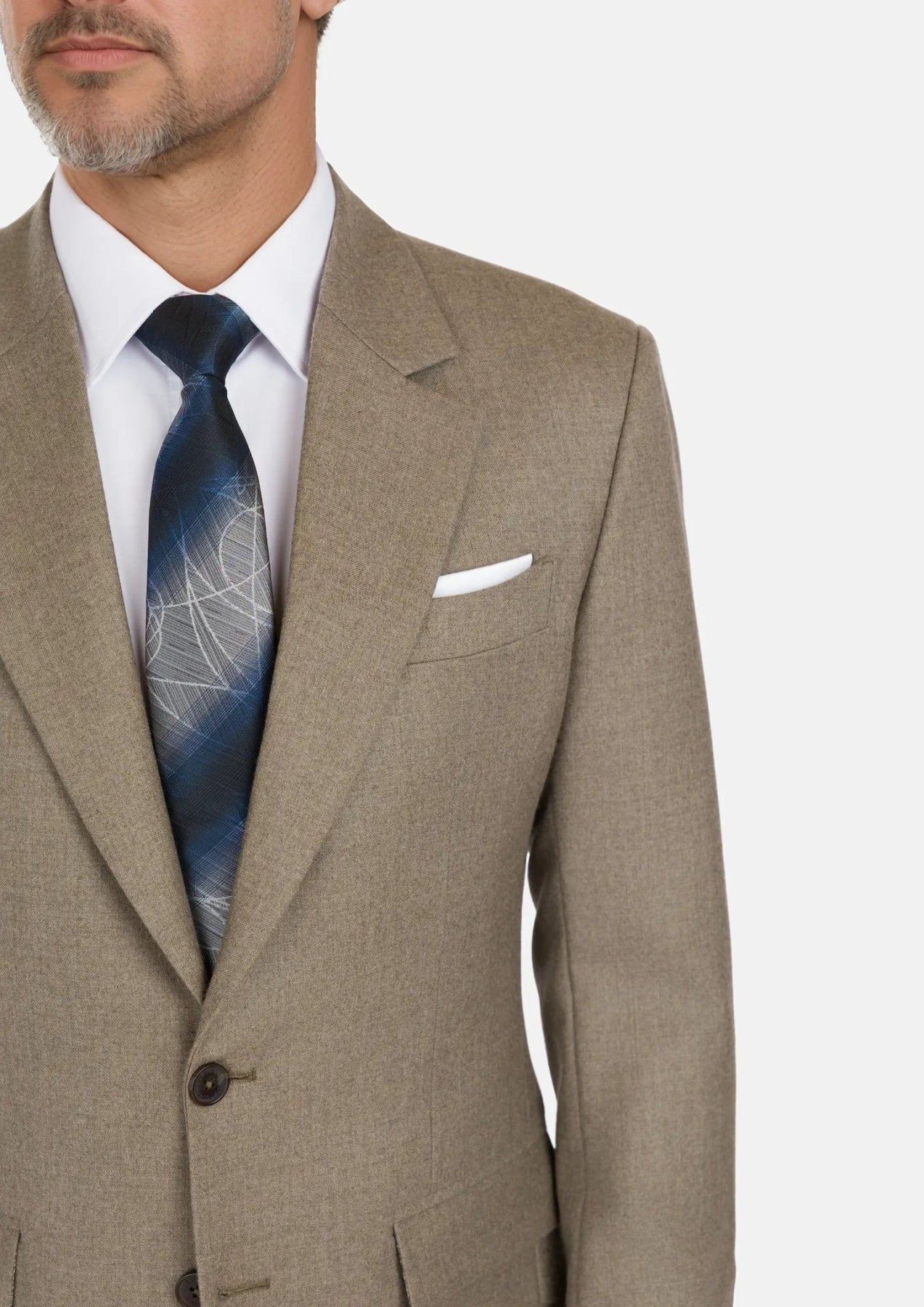 Astoria Brown Flannel Astor Suit
