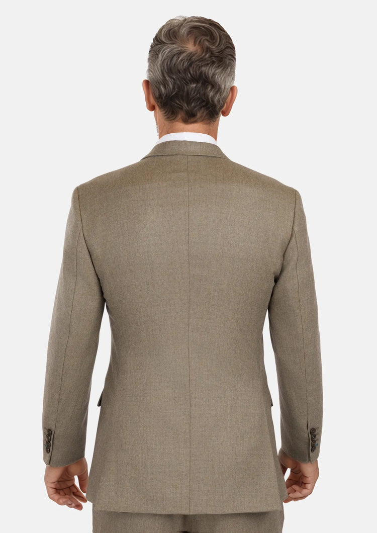 Astoria Brown Flannel Astor Suit - SARTORO105