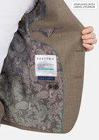 Astoria Brown Flannel Astor Suit - SARTORO919