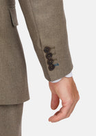 Astoria Brown Flannel Astor Suit - SARTORO828