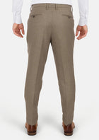 Astoria Brown Flannel Pants - SARTORO891