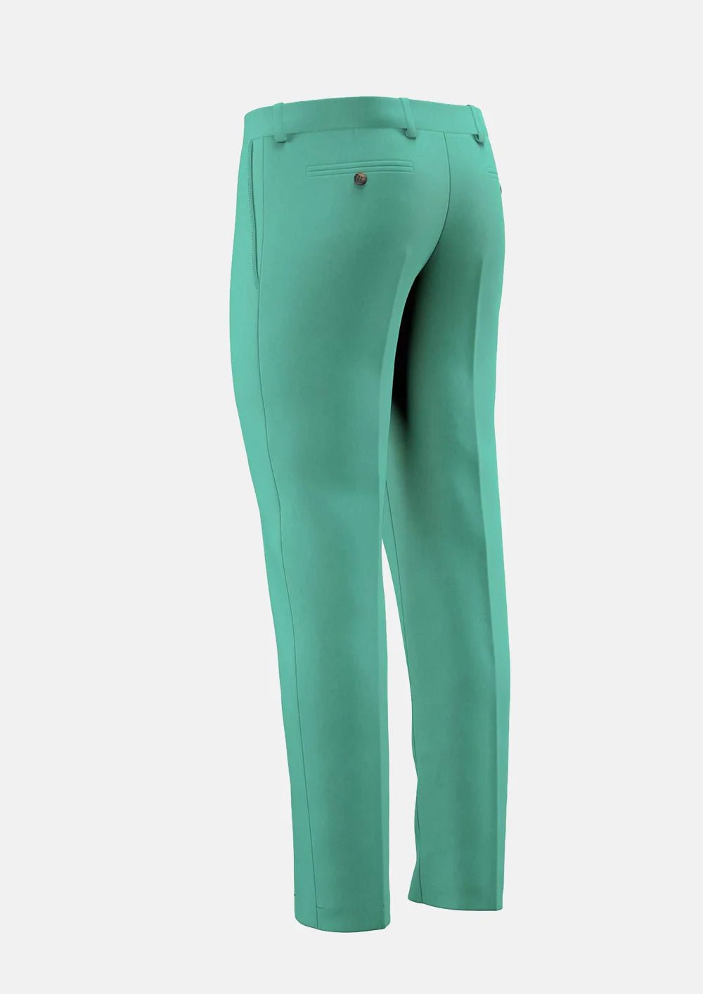 Atlantis Green Linen Blend Pants - SARTORO