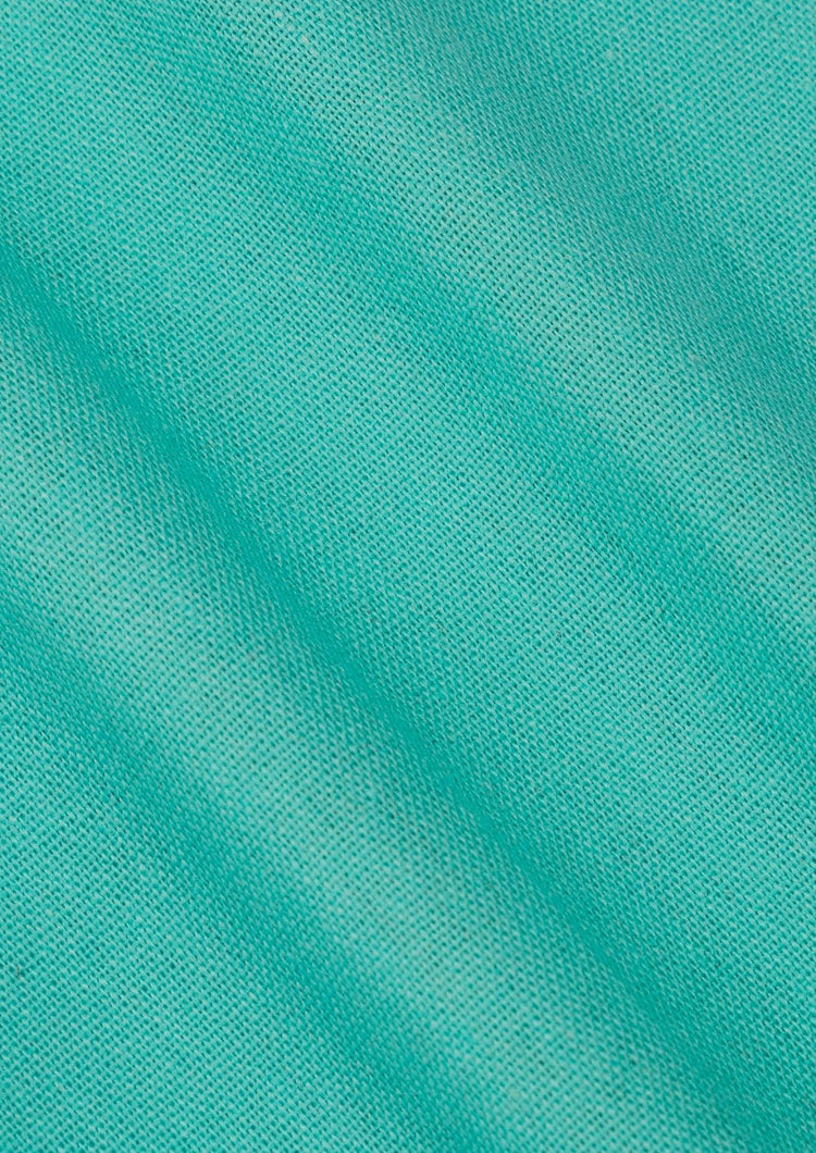 Atlantis Green Linen Shirt - SARTORO294