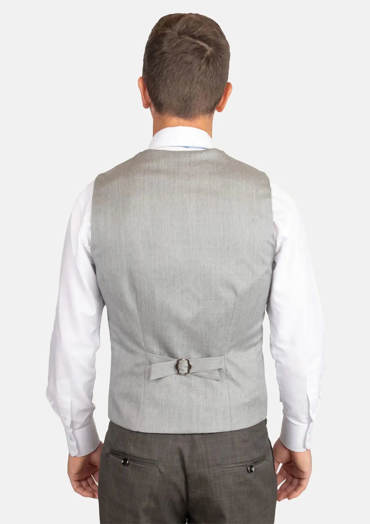 Glacier Grey Twill Vest641