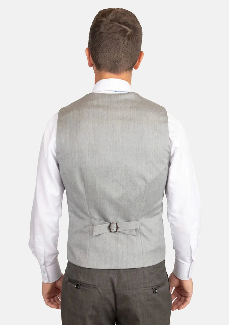 Glacier Grey Twill Vest388