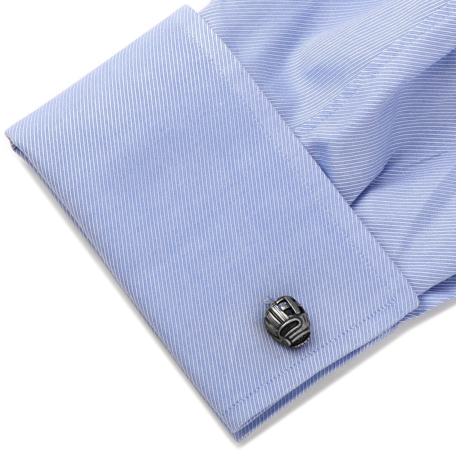 Baseball and Glove Antique Silver Cufflinks - SARTORO665