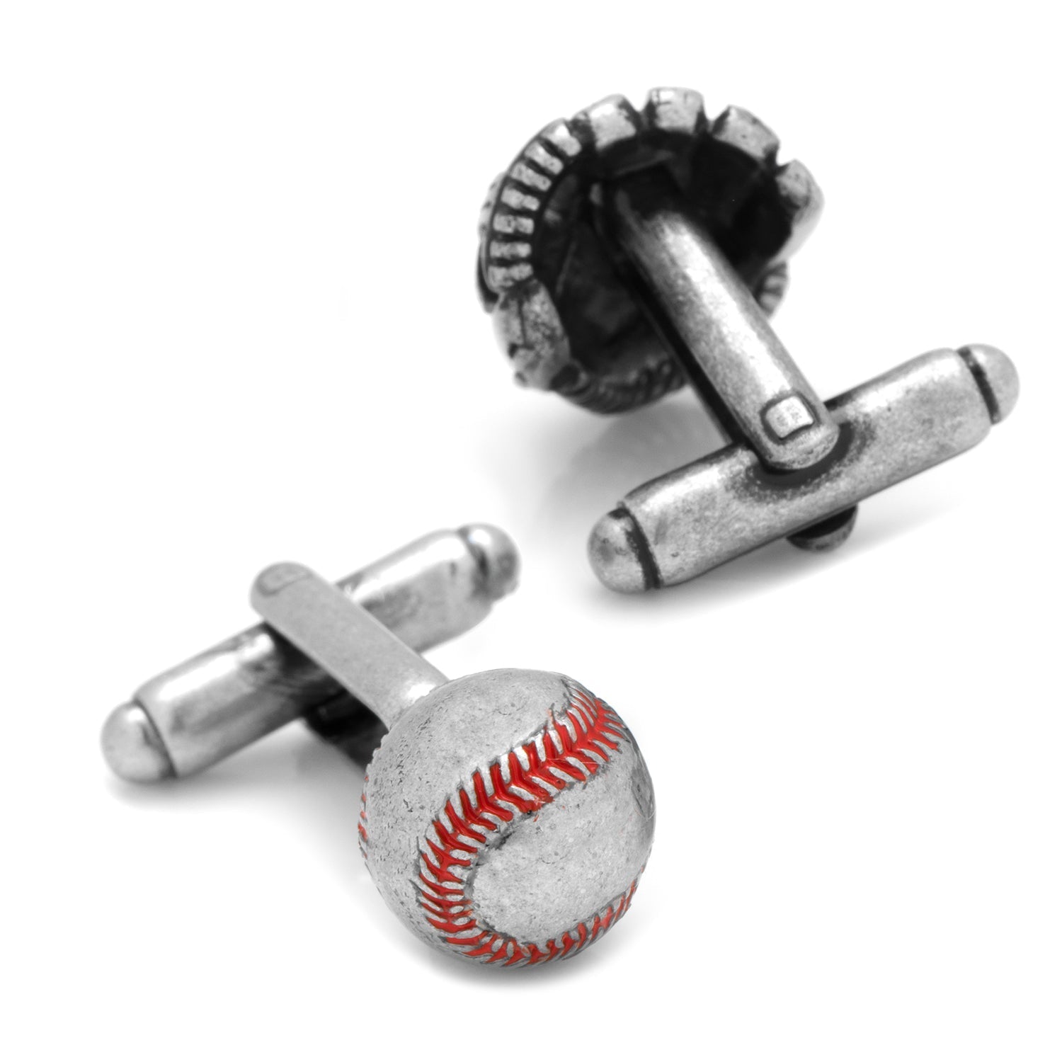 Baseball and Glove Antique Silver Cufflinks - SARTORO986