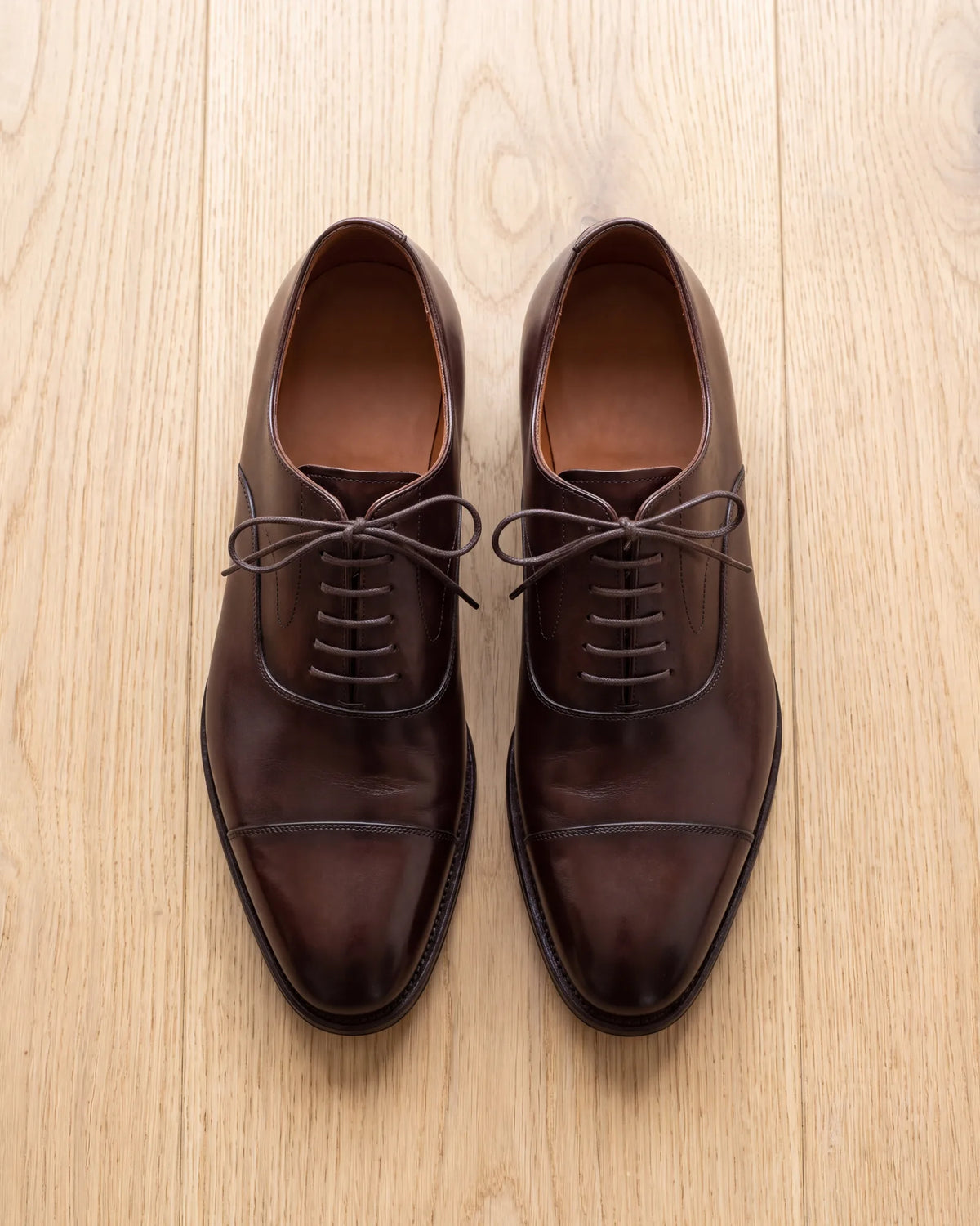 Look at the toe shape before you buy. A rounded toe keeps a shoe current, and a square one makes it look dated.