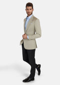 Beige Sandstone Italian Wool Jacket - SARTORO