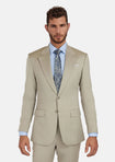 Beige Sandstone Italian Wool Suit