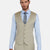 Beige Sandstone Italian Wool Vest - SARTORO