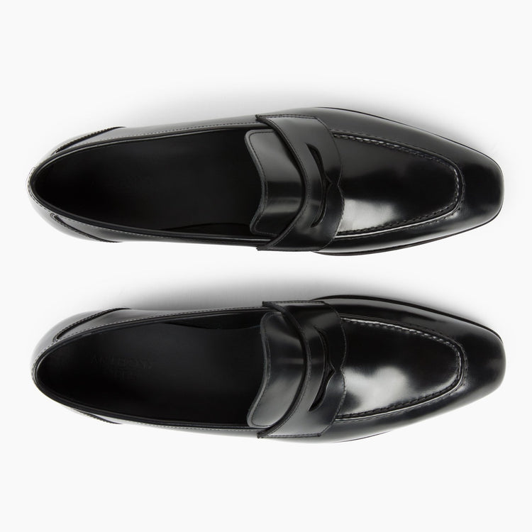 Belmont Penny Loafer // Onyx Shine Black - SARTORO
