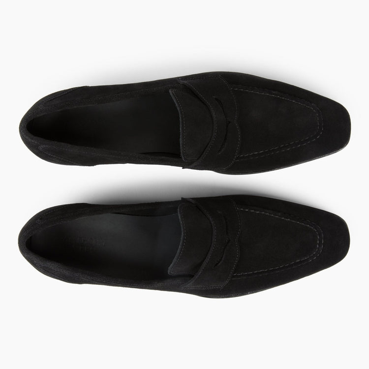  Velvet Noir Black Suede - SARTORO527
