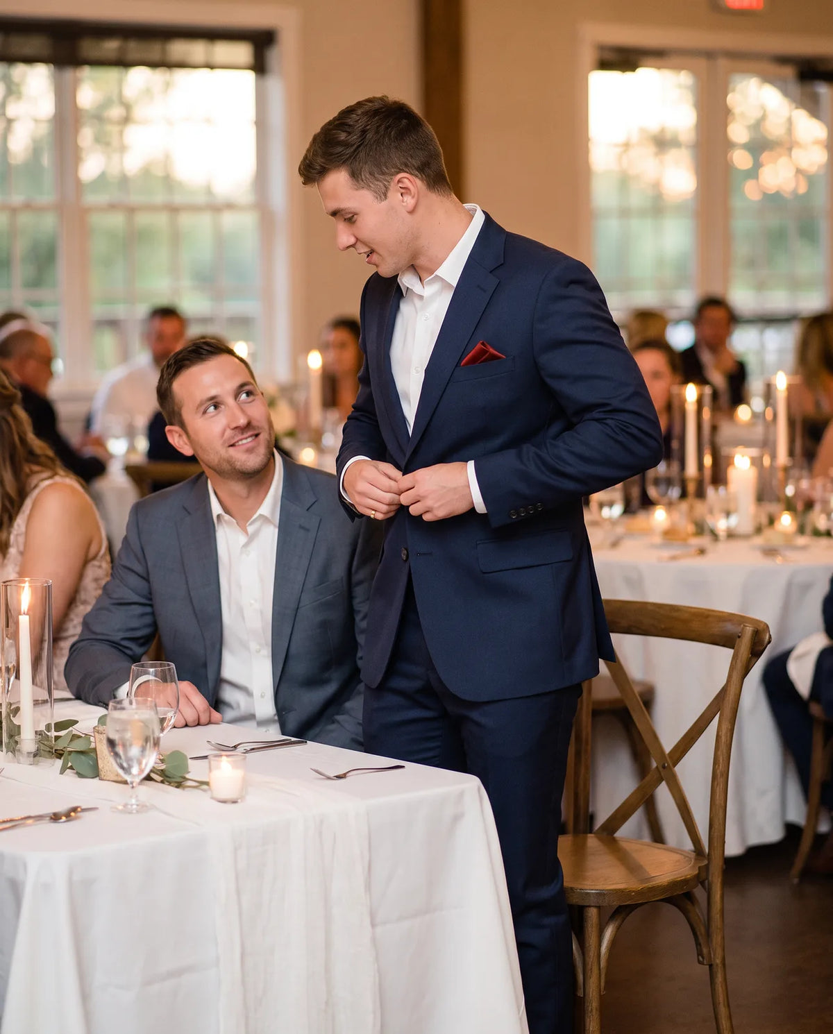 Expect to go first: tradition puts the best man ahead of the other toasts. Confirm the order with the couple.