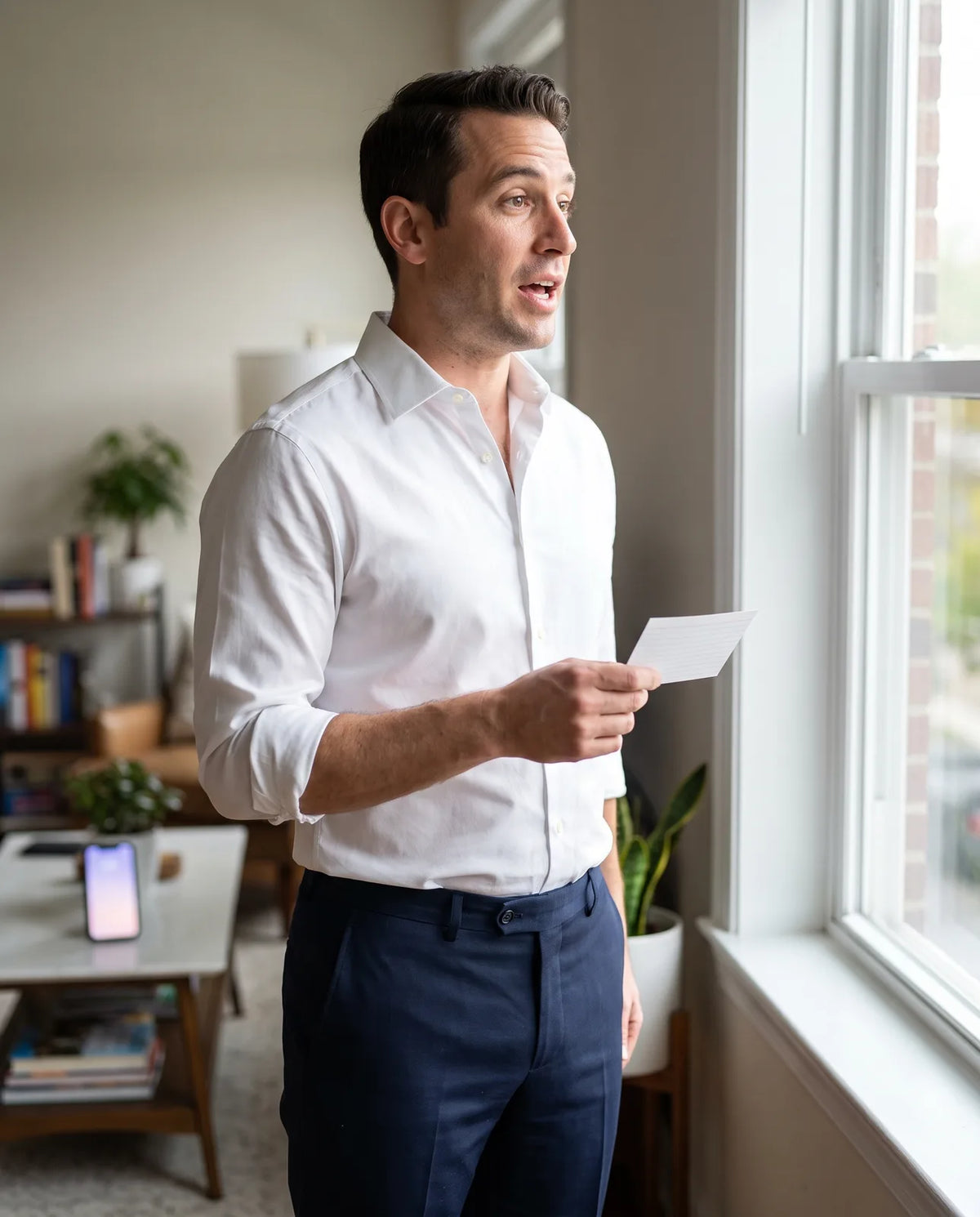 Practicing at home? Stand up, run a timer and read every line out loud.