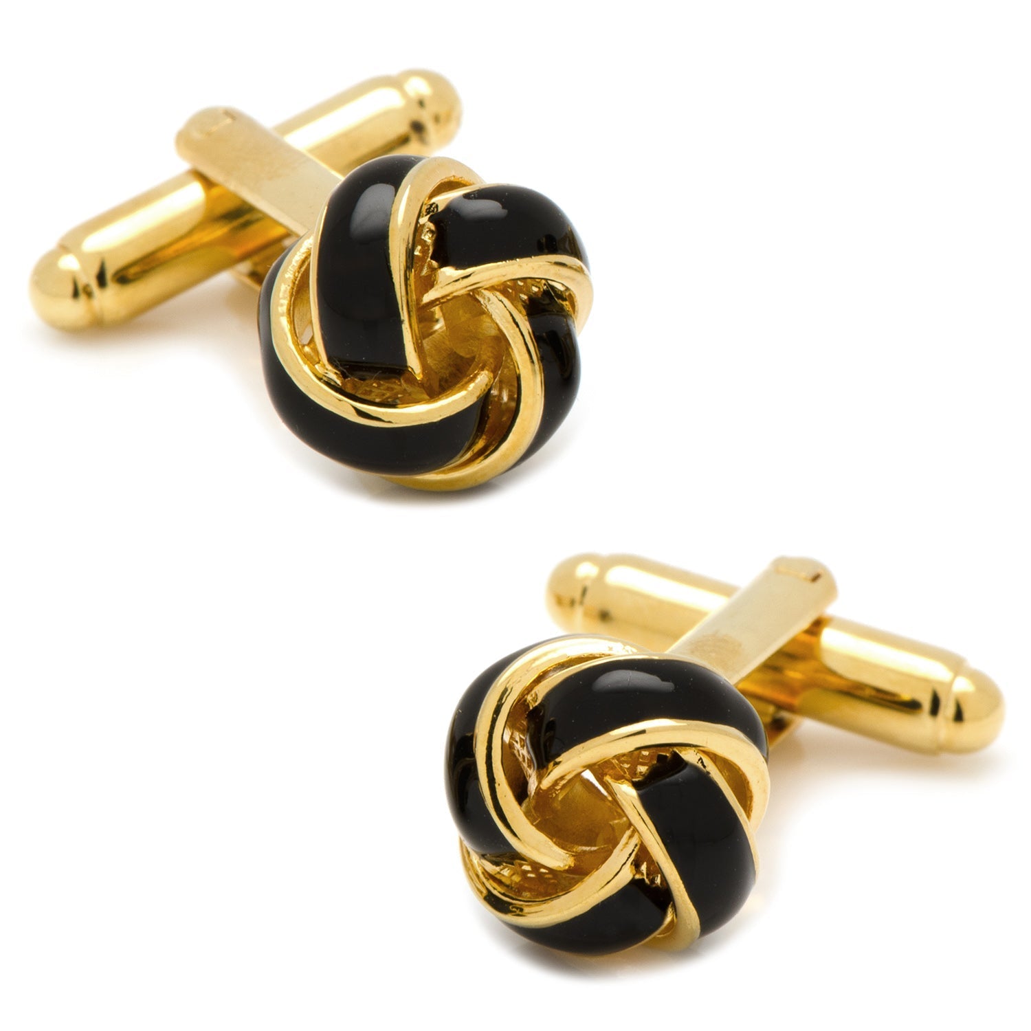 Black and Gold Knot Cufflinks644