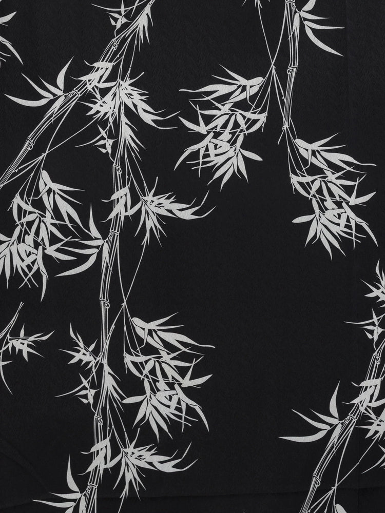 Black Bamboo Silk Shirt - SARTORO82