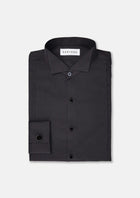 Black Bamboo Tuxedo Shirt - SARTORO406
