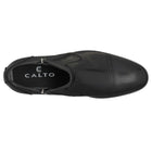 Black CALTO Zipper Boots- 3396
