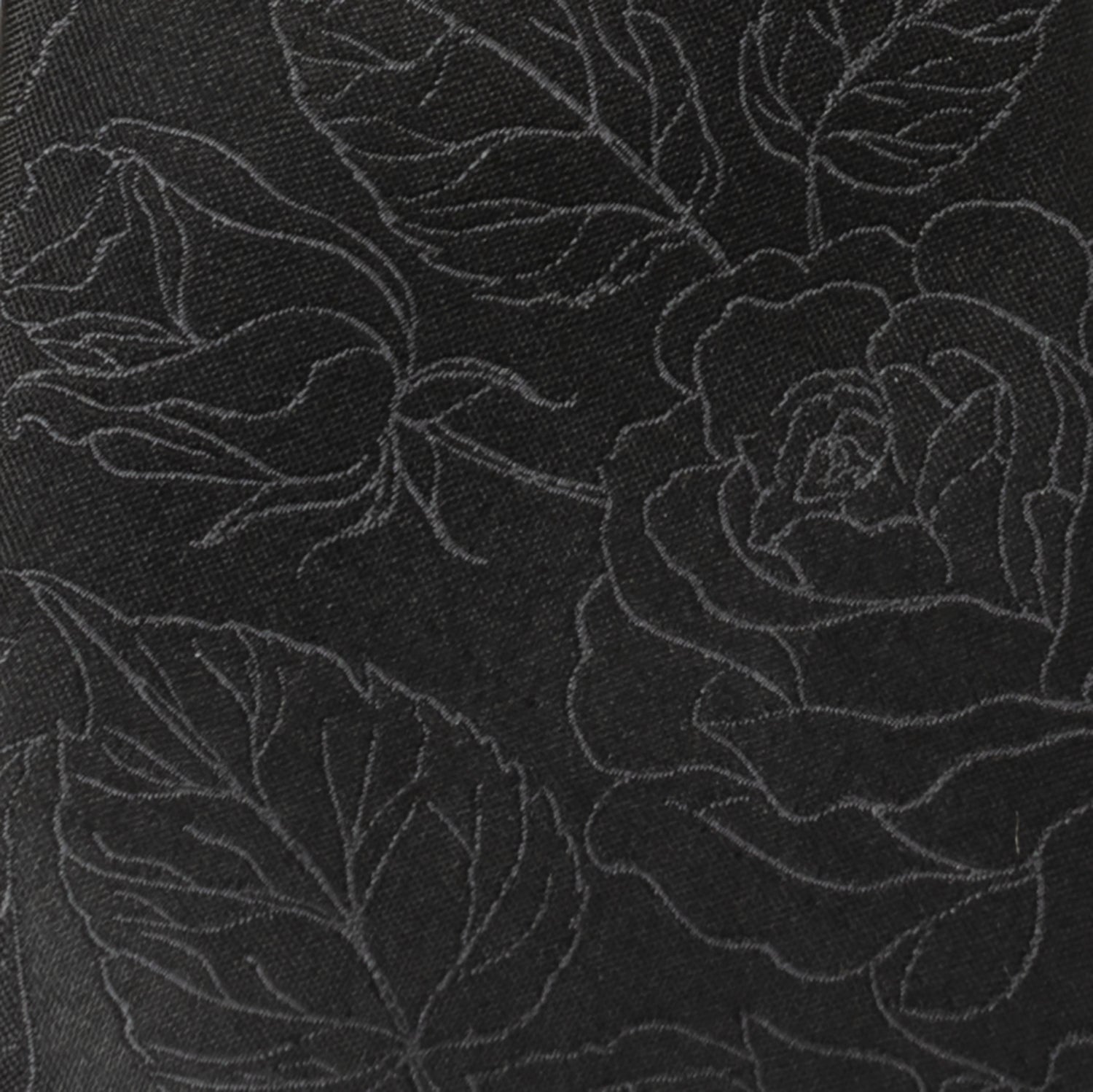 Black Floral Men's Tie - SARTORO770
