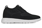 Black Lace Up Casual Walker - 2181