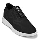 Black Lace Up Casual Walker - 214