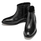 Black Lightweight Zipper Boots - 2925