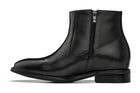Black Lightweight Zipper Boots - 2762