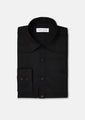 Black Linen Blend Shirt - SARTORO