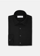 Black Linen Blend Shirt - SARTORO912