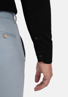 Black Linen Blend Shirt - SARTORO614