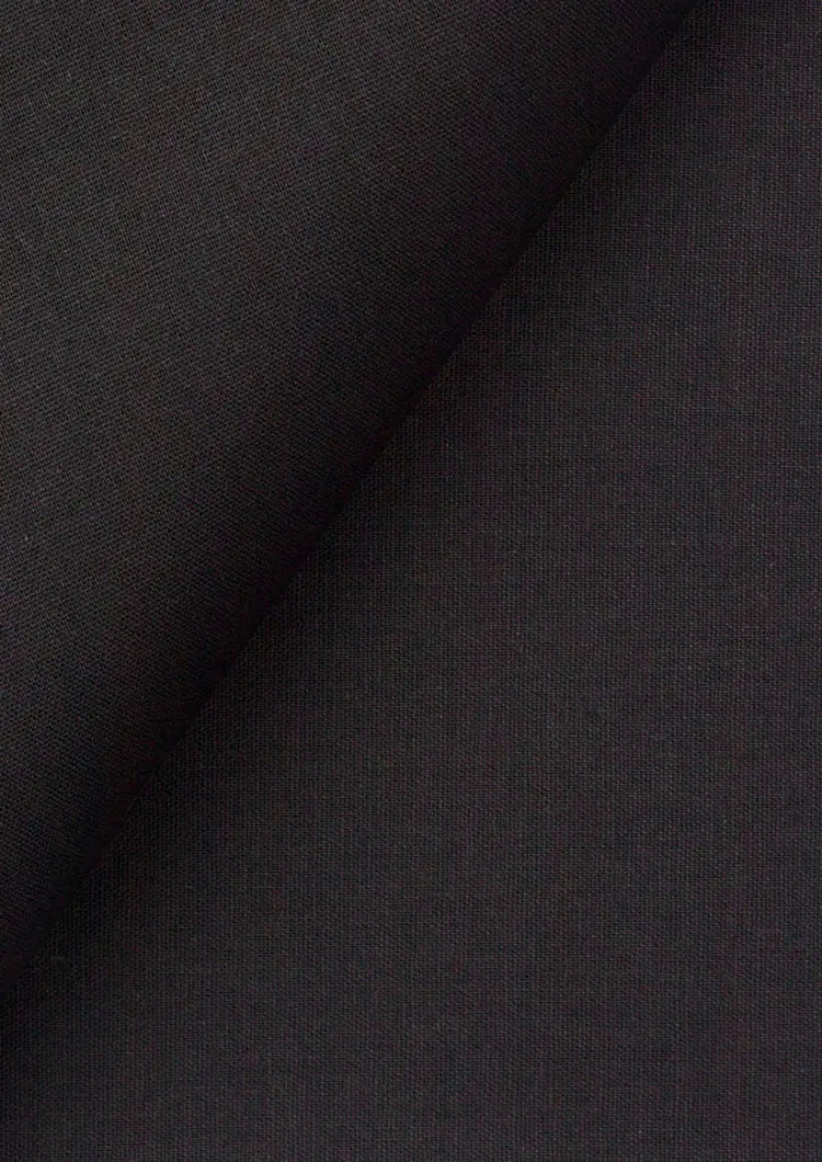 Black Linen Blend Vest - SARTORO965