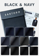 Black & Navy Swatch Set - SARTORO381