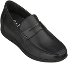 Black Penny Loafer Elevator Shoes - 2566
