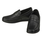 Black Penny Loafer Elevator Shoes - 2212