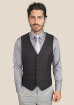 Black Pindot Vest - SARTORO