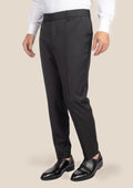 Black Pinstripe Pants - SARTORO