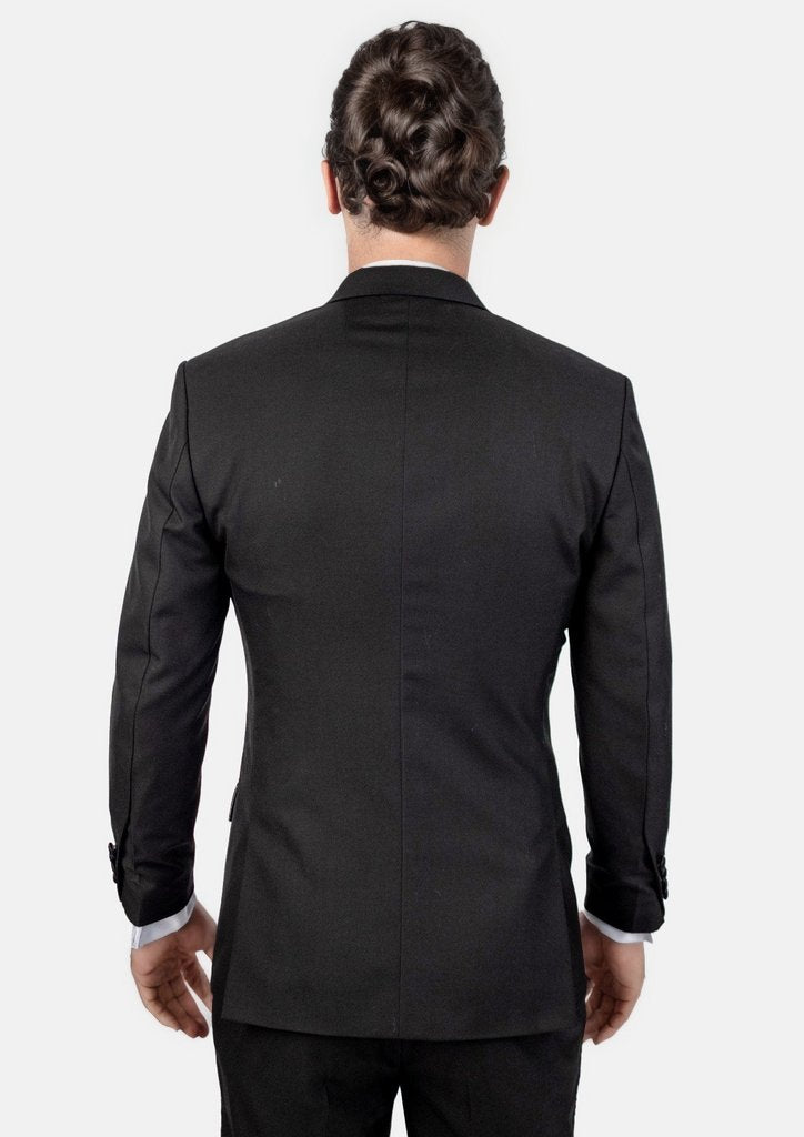 Black Sharkskin Tuxedo 3 - Piece - Thompson Party - SARTORO