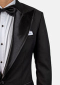 Black Sharkskin Tuxedo 3 - Piece - Thompson Party - SARTORO