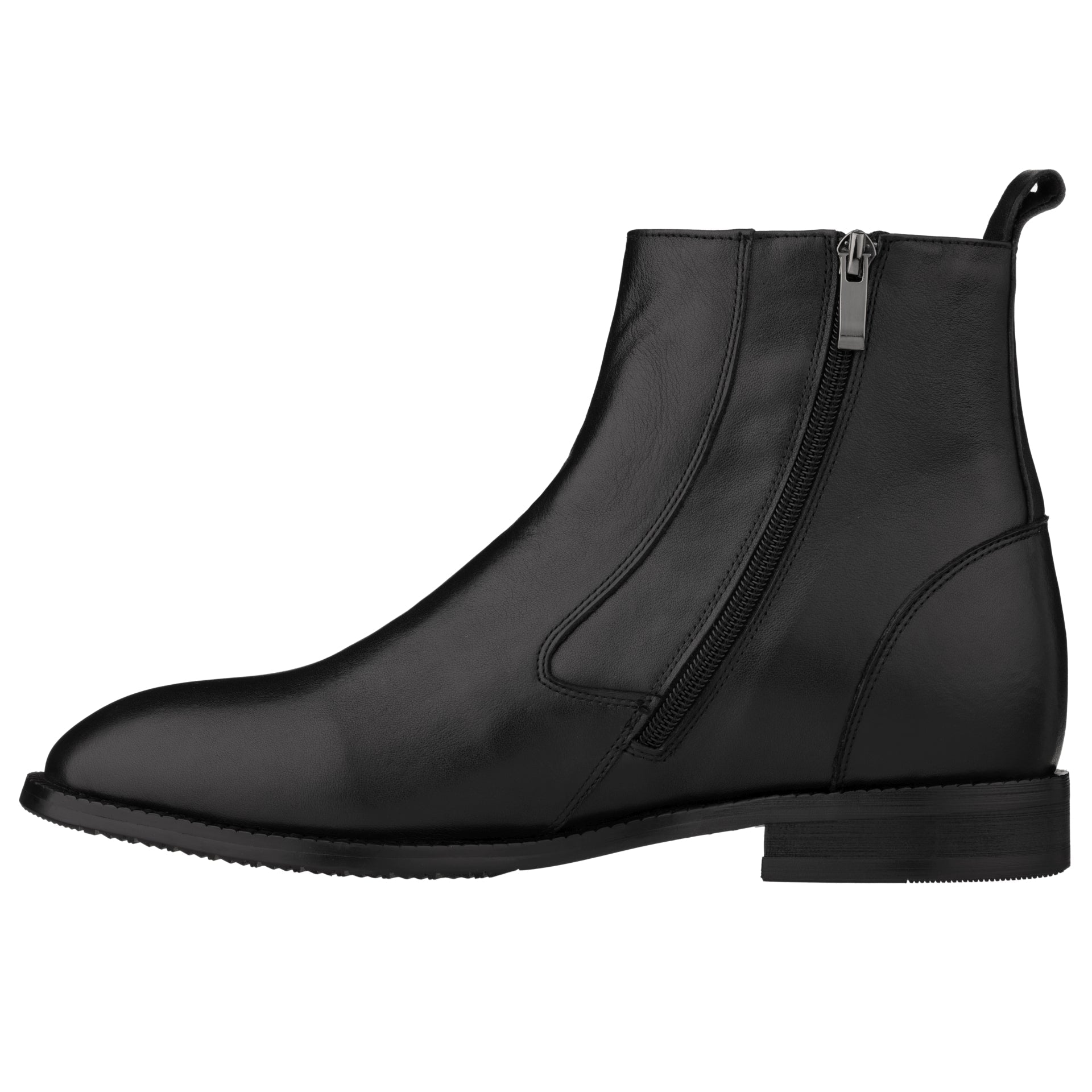 Black Zipper Boot - 245