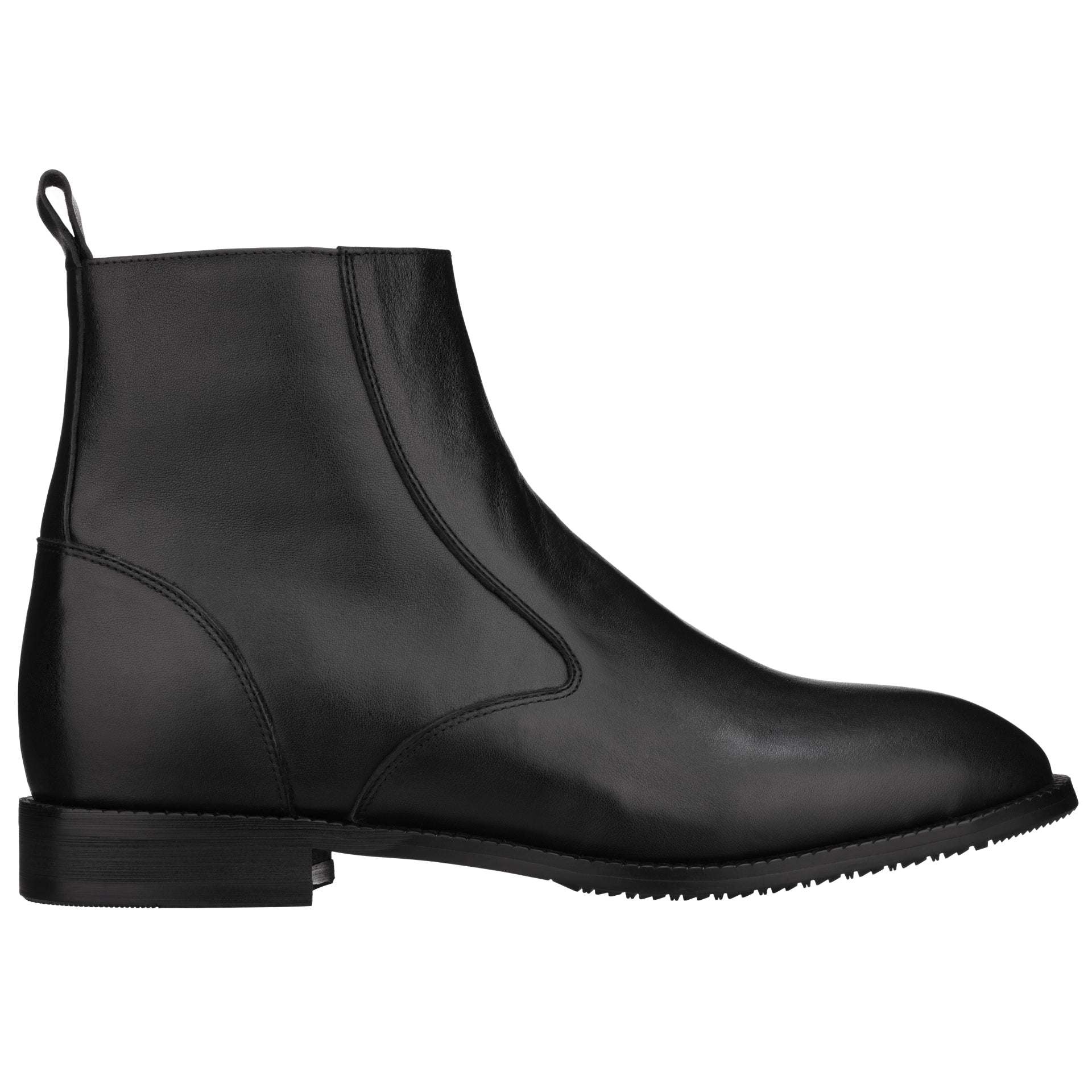 Black Zipper Boot - 2990