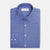 Blue Egyptian Cotton Broadcloth Shirt - SARTORO