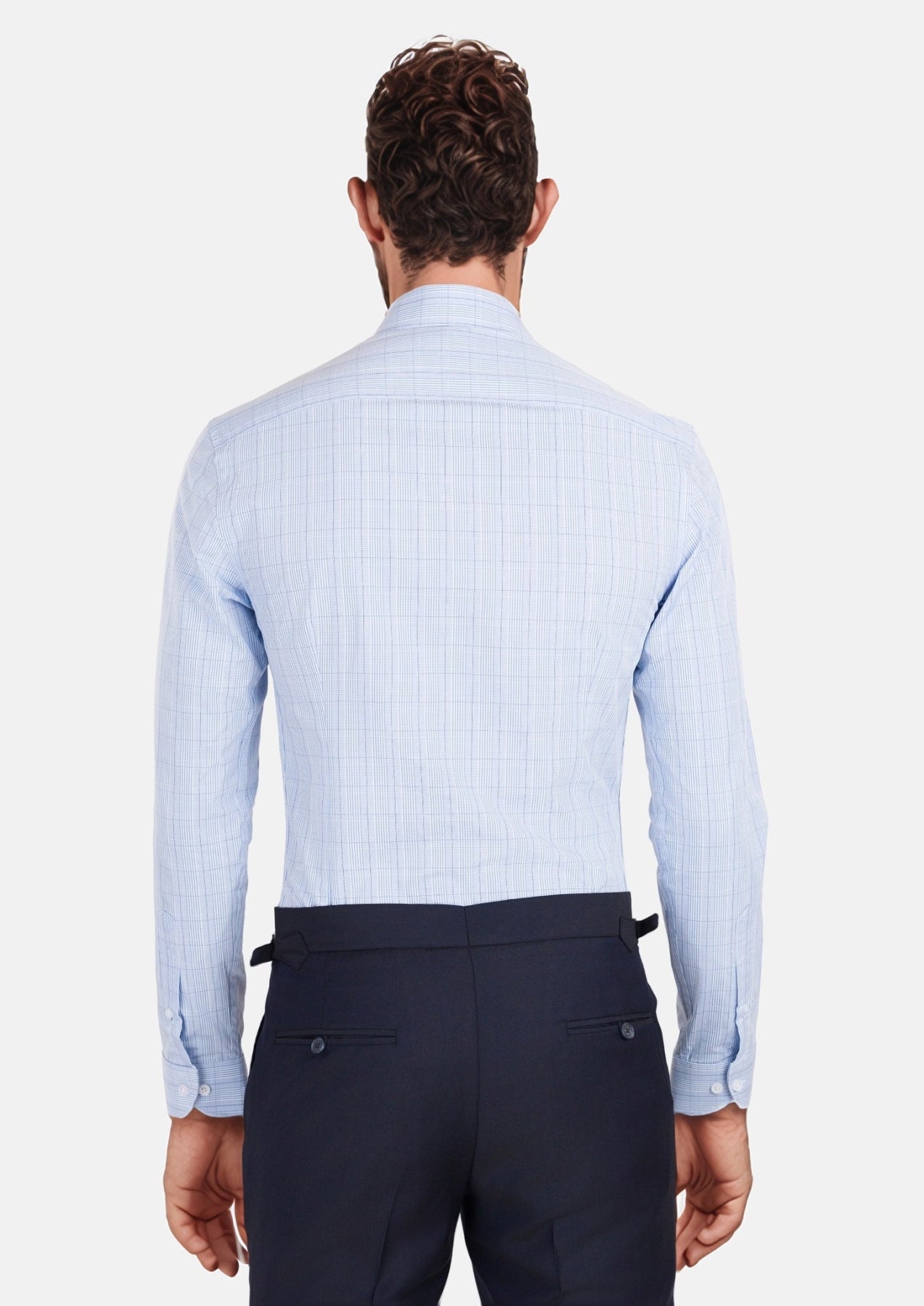 Blue Glen Plaid Shirt - SARTORO
