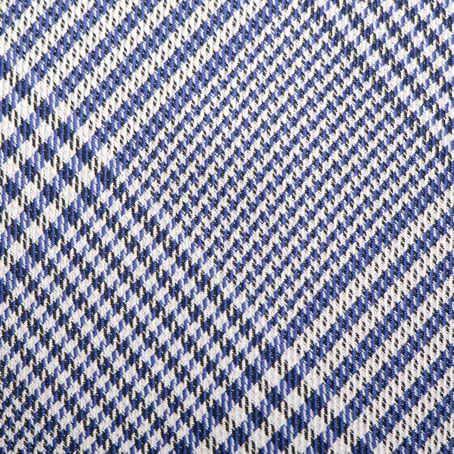 Blue Glen Plaid Silk Tie - SARTORO670