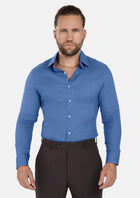 Blue Linen Shirt - SARTORO518
