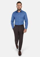 Blue Linen Shirt - SARTORO114