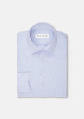 Blue Micro - check Ultrasoft Bamboo Shirt - SARTORO